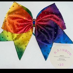 “Rainbow” Bows of London Cheer Bow